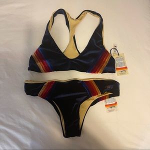 AVIATOR NATION VELVET BIKINI SET⚡️🌈